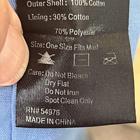 Relativity Chambray Hat With Floral Accent - Picture 6 of 6